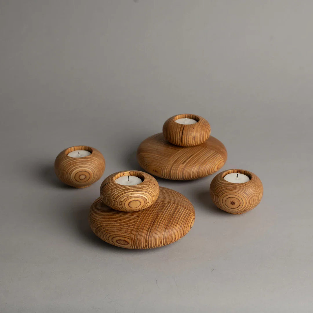 Pebbled Tealights