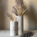 Alabaster Stone Vase cream