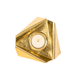 Origami Tealight - Brass
