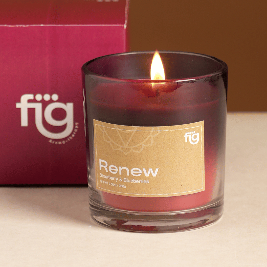 Renew Berries Vegan Scented Candle - Palm Wax Scented