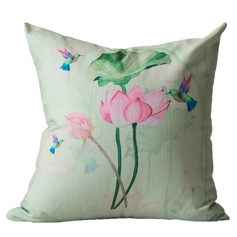 The Green Lotus Print