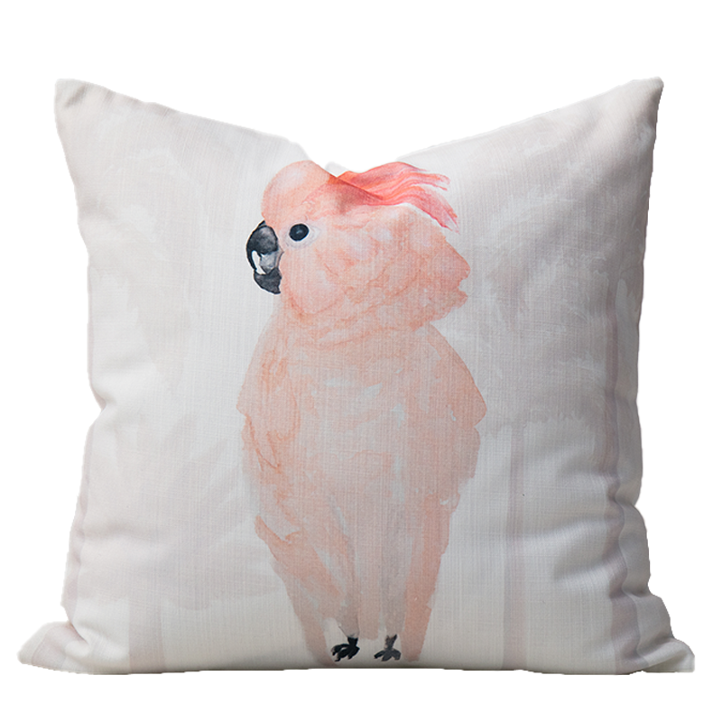 Spanish Palms Birdie Print