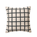 Cotton Handwoven Cushion Cover - Net Chalk