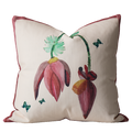 Crimson Banana Flowers Print