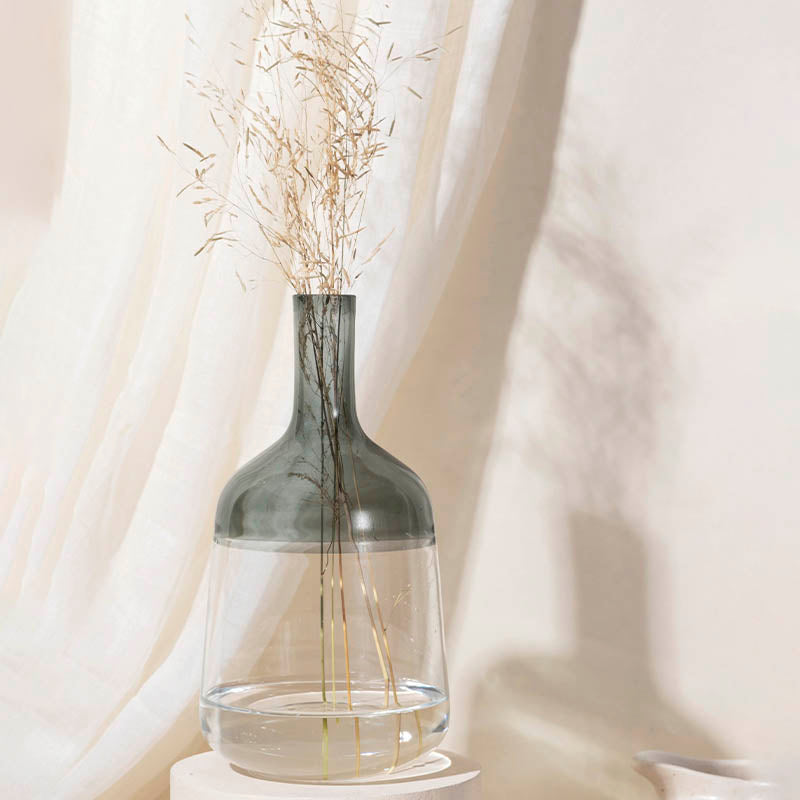 Iris Vase Medium-Grey