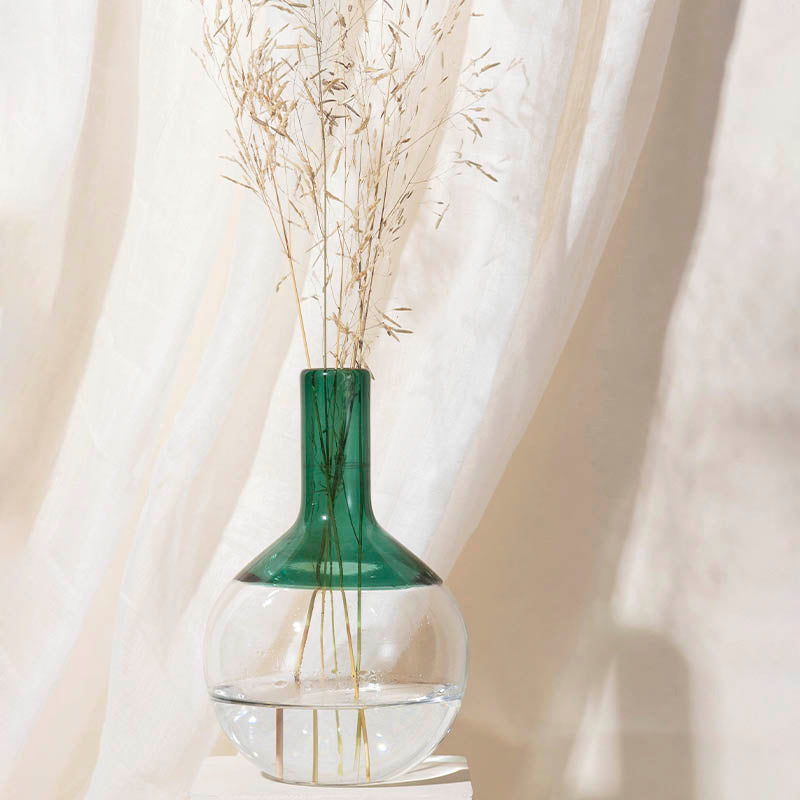 Iris Vase Small-Teal