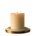 Yang Candle Plates (set of 2)