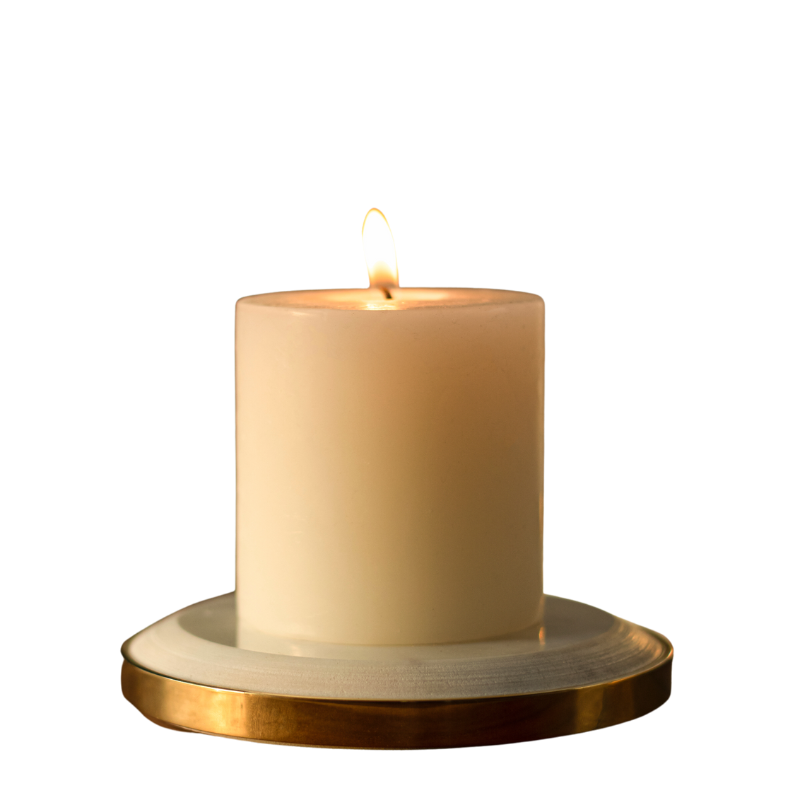 Yang Candle Plates (set of 2)