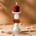Kanak - Candle Stand - Amber Pillar
