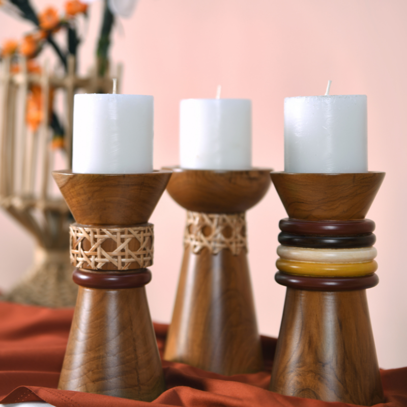 Troika Candle Holder Set