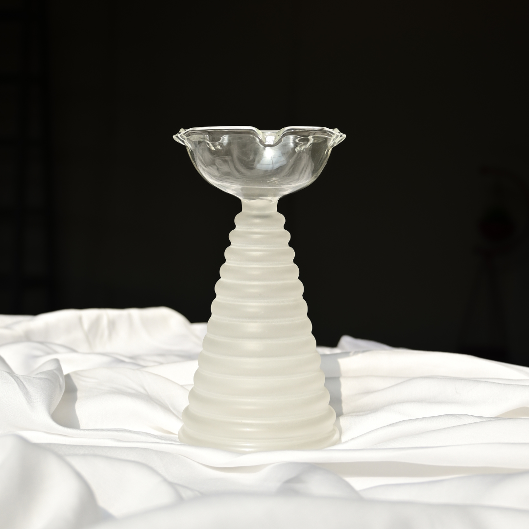 Tall Glass Diya
