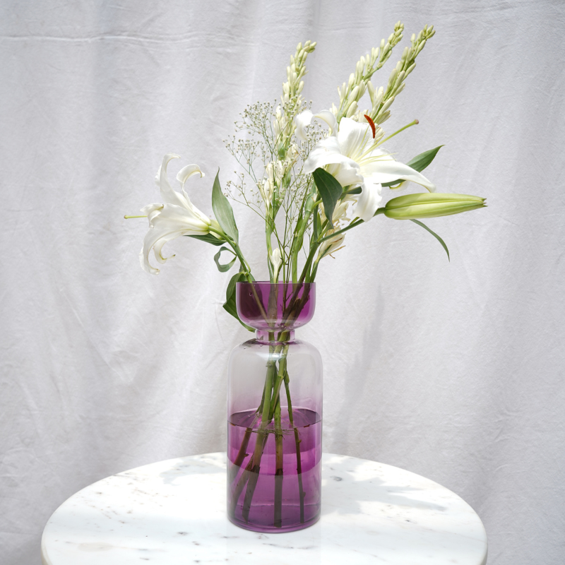 Tinted Glass Vase Grande