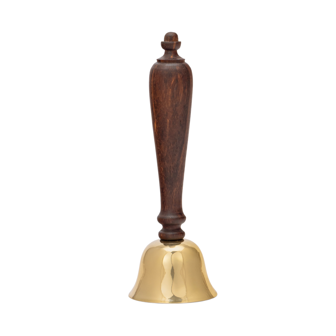 Bell - Brass And Natural Wood