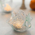 Crumpled Clear Votive