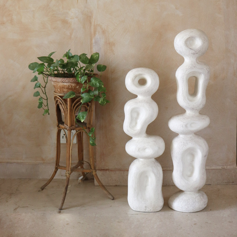 Ren Organic Sculpture - White