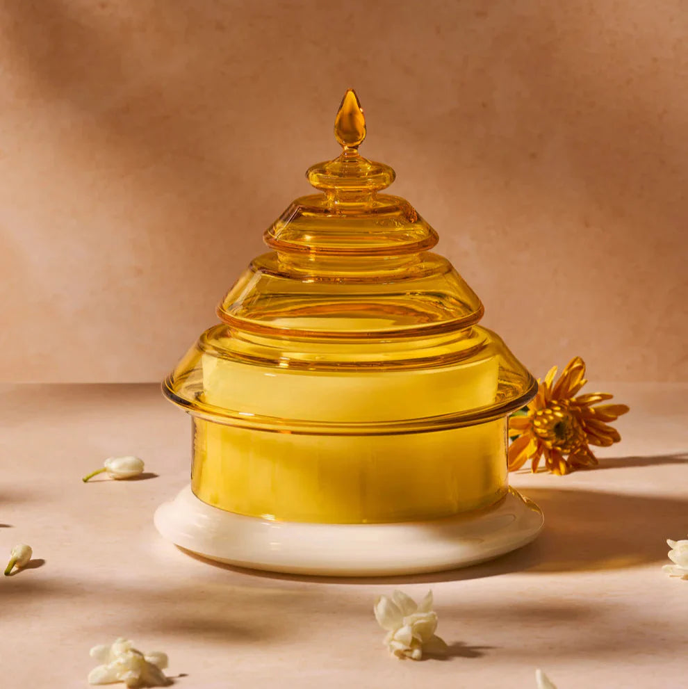 Kanak Filled Candle - Yellow