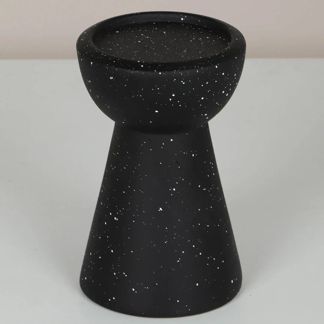 Statara Black Candle Holder (Set of 2)