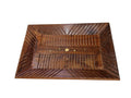 Handcrafted Sheesham Wood Tray | Multipurpose Wooden Serving Tray for Kitchen Decoration, Coffee Table & Dining | Perfect for Gift