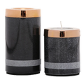Yin Tealight Towers Set of 2